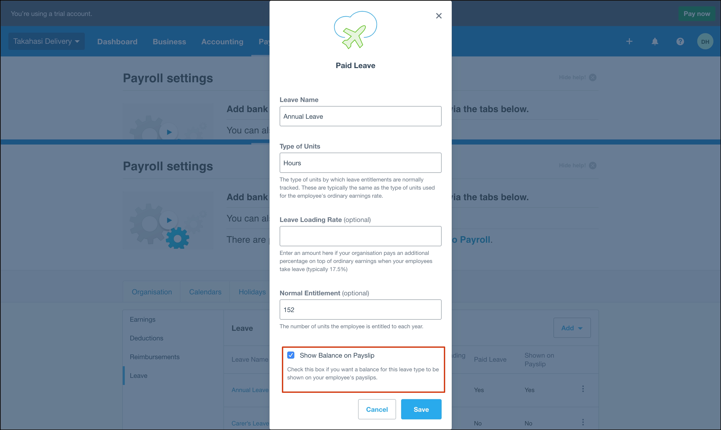 Xero guide Leave balance visibility Employment Hero HelpCentre (AU)