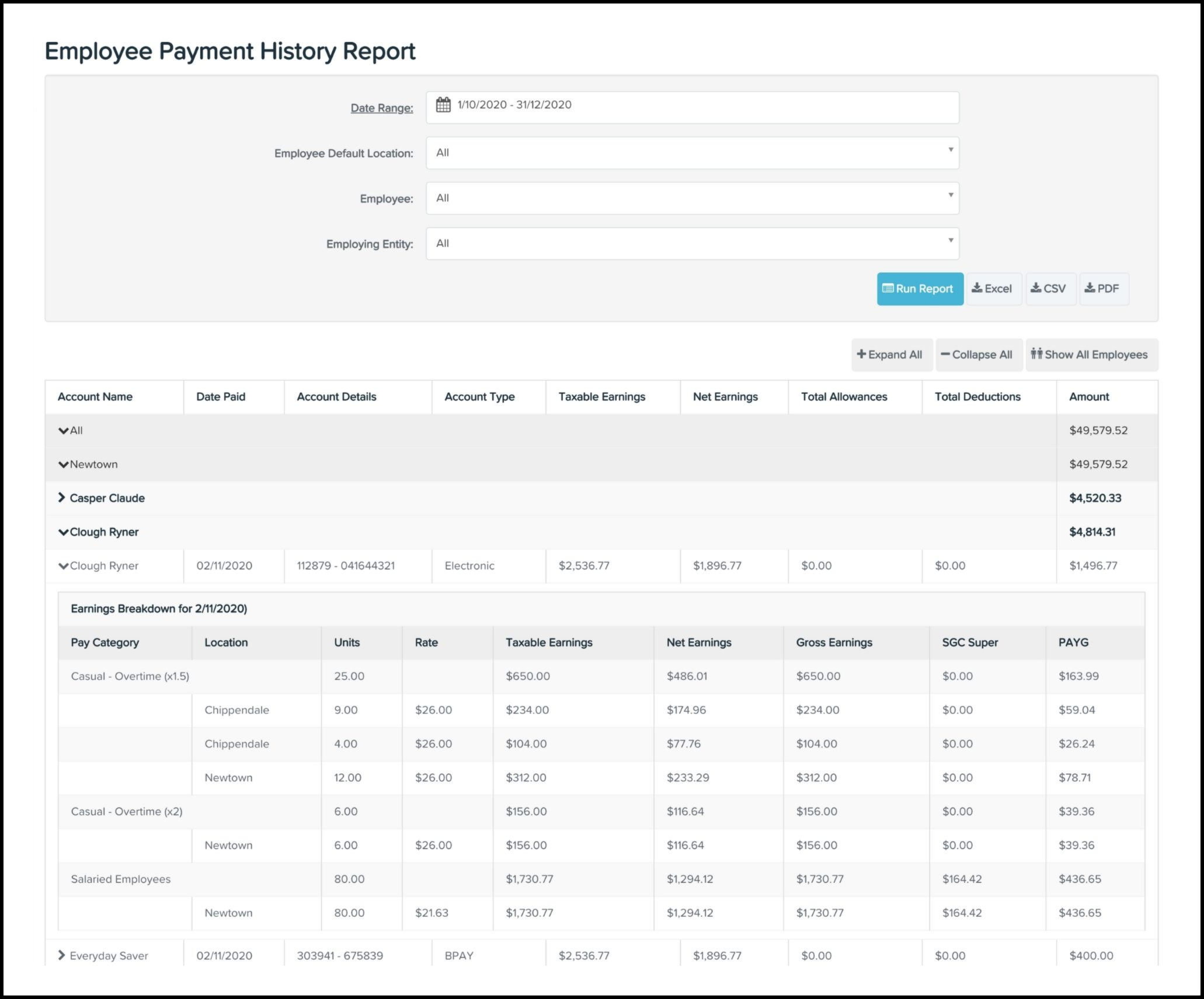 Employee reporting: Employment payment history – Employment Hero ...